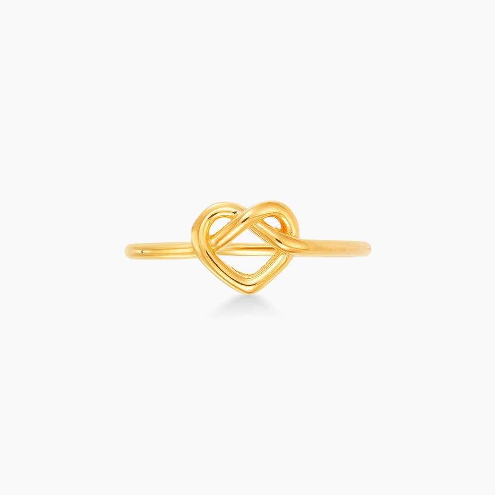 Oro Italia 916 Yellow Gold Ring (Heart) GR49780523 (22K Gold)