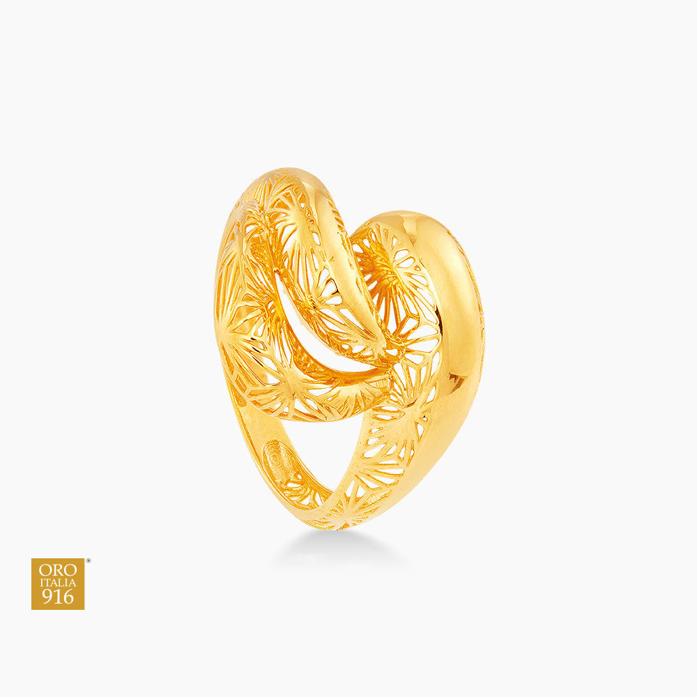 Oro Italia 916 Yellow Gold Ring GR50440623 (22K Gold)