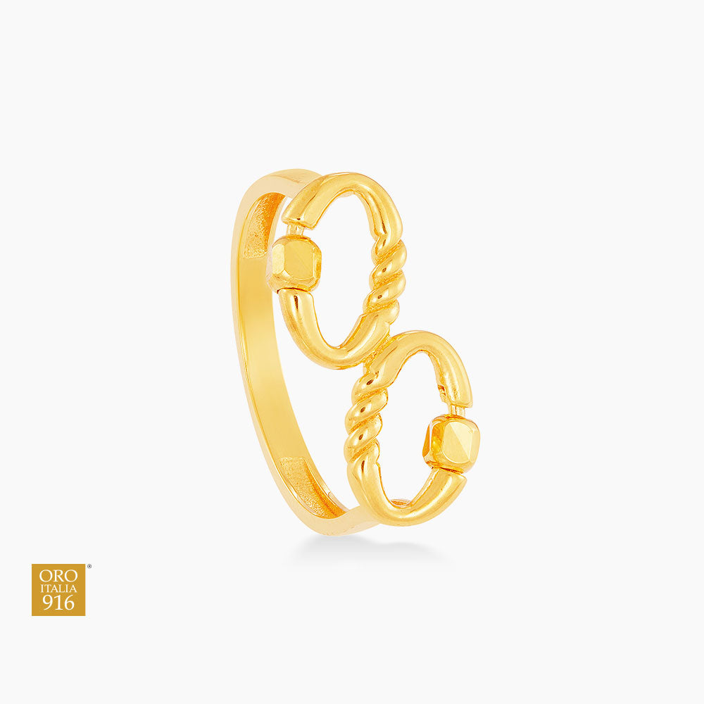 Oro Italia 916 Yellow Gold Ring GR50450623 (22K Gold)