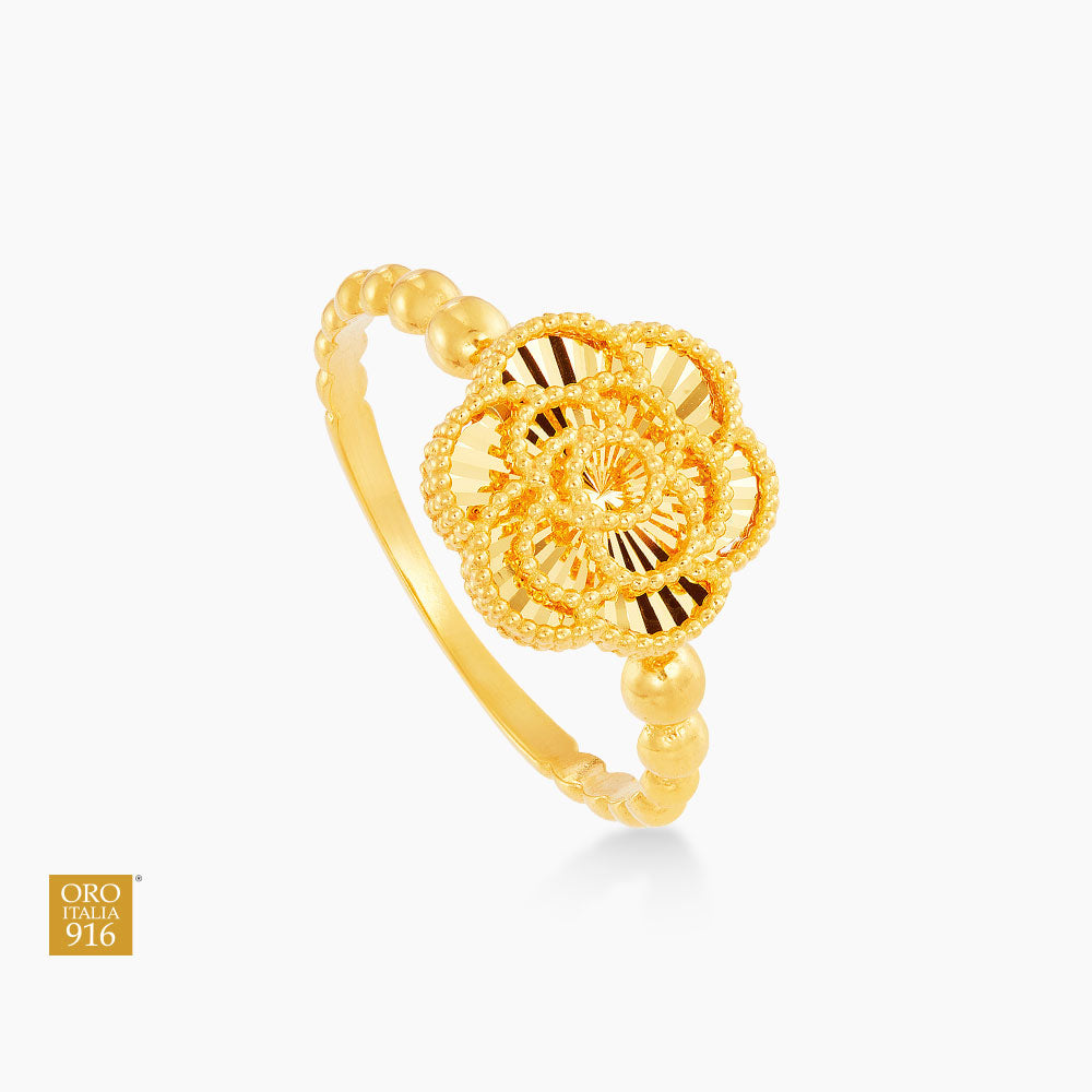 Oro Italia 916 Yellow Gold Ring GR50670723 (22K Gold)