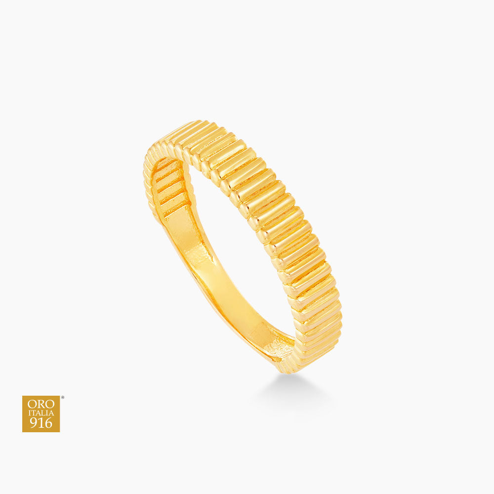 Oro Italia 916 Yellow Gold Ring GR51620823 (22K Gold)