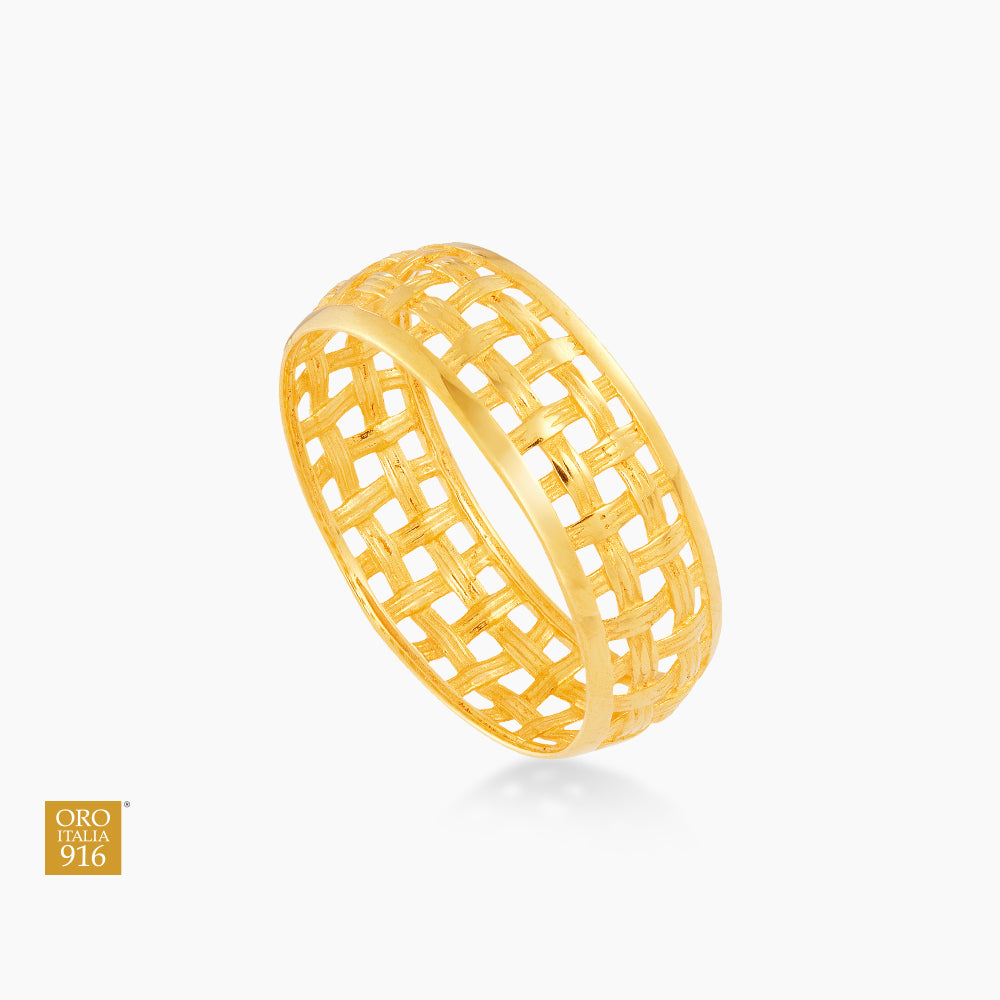 Oro Italia 916 Yellow Gold Ring GR51720823 (22K Gold)