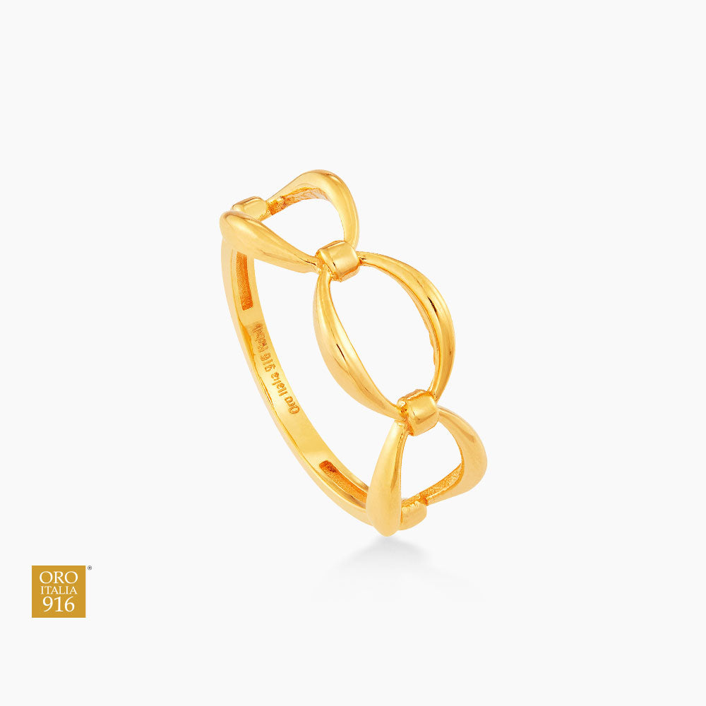 Oro Italia 916 Yellow Gold Ring GR52601023 (22K Gold)