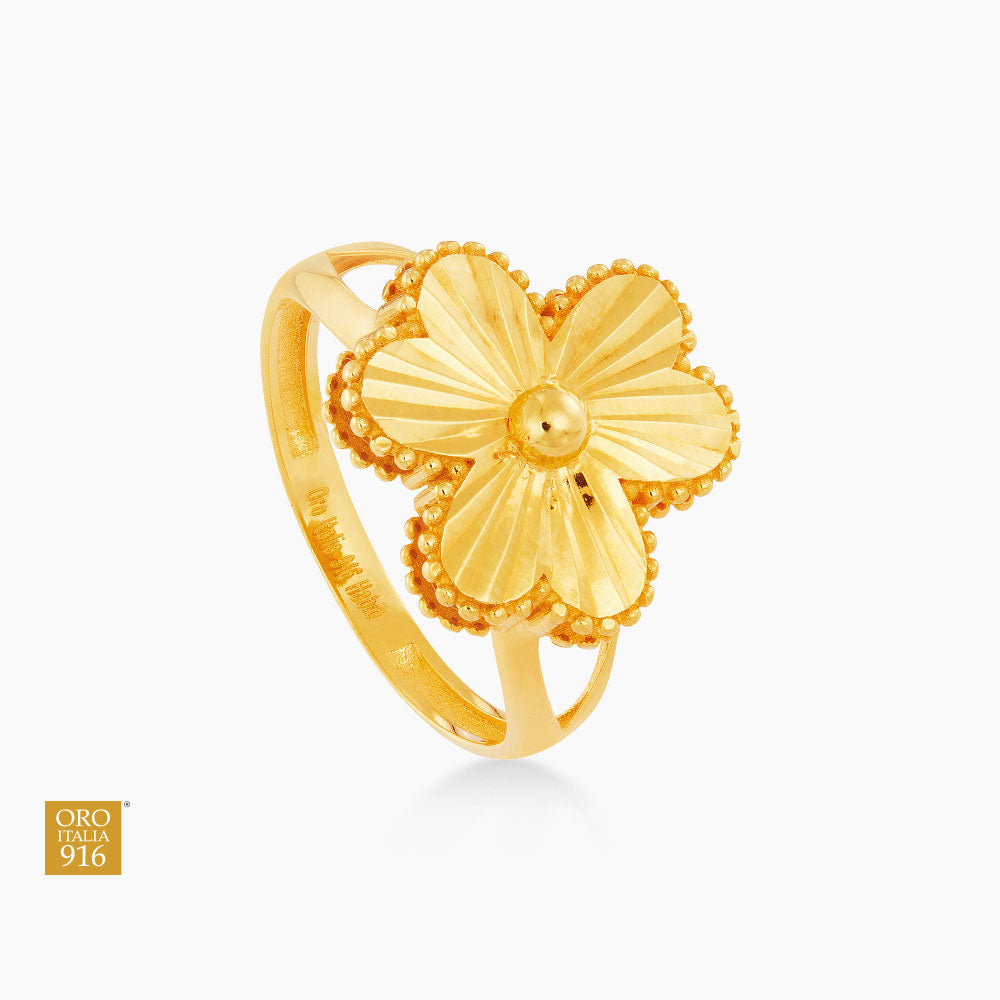 Oro Italia 916 Yellow Gold Ring GR52911023 (22K Gold)
