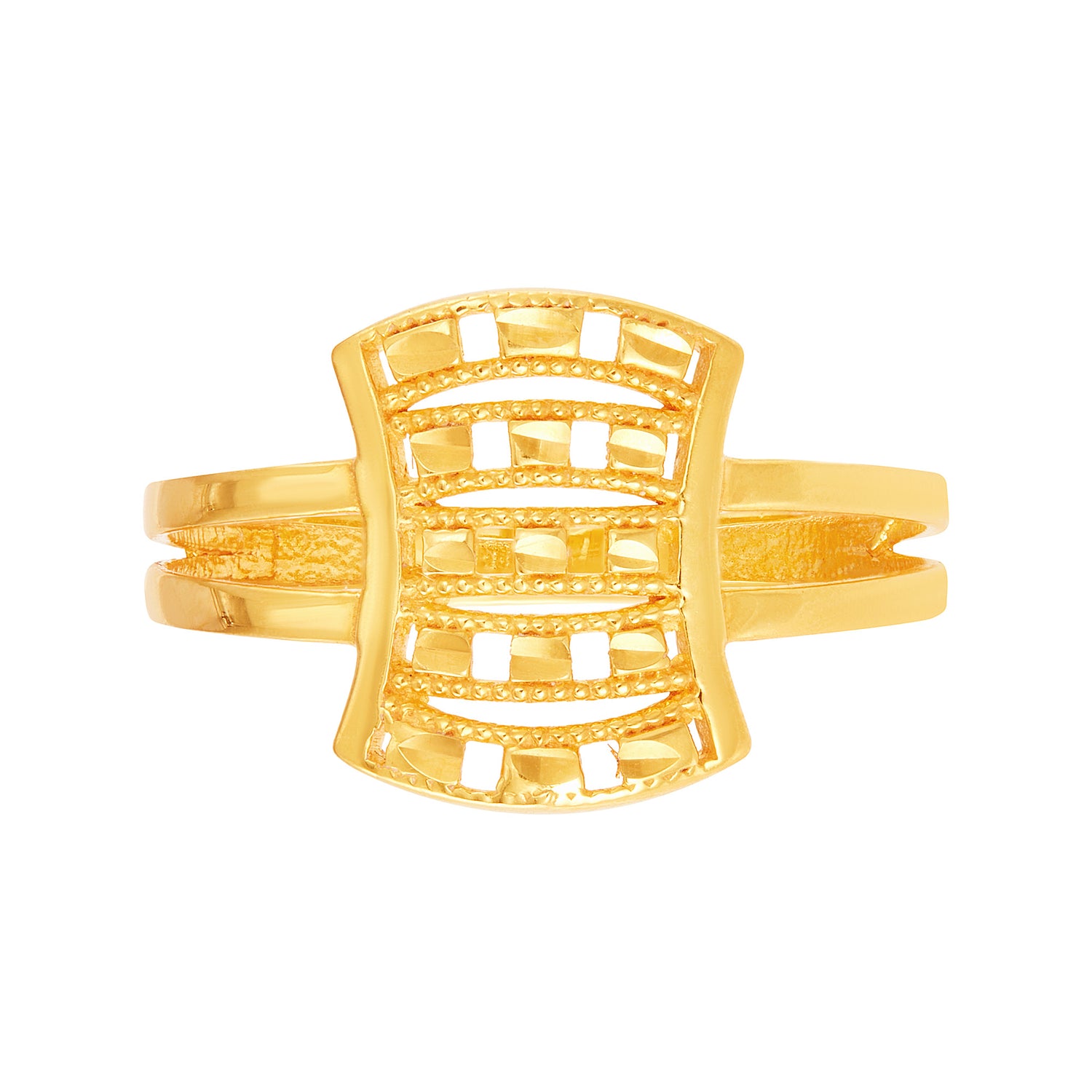 Oro Italia 916 Yellow Gold Ring GR53421223 (22K Gold)