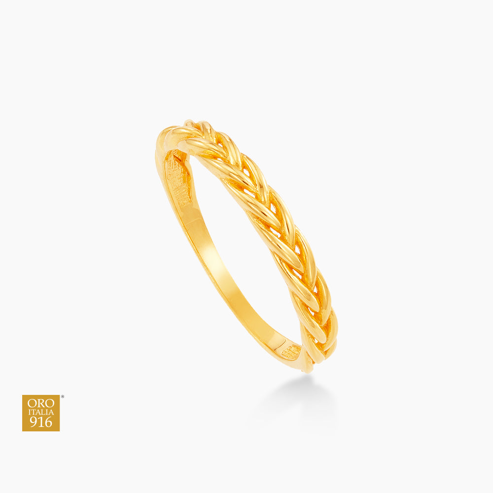 Oro Italia 916 Yellow Gold Ring GR54011223 (22K Gold)