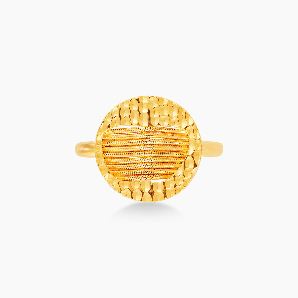 Oro Italia 916 Yellow Gold Ring GR54120224