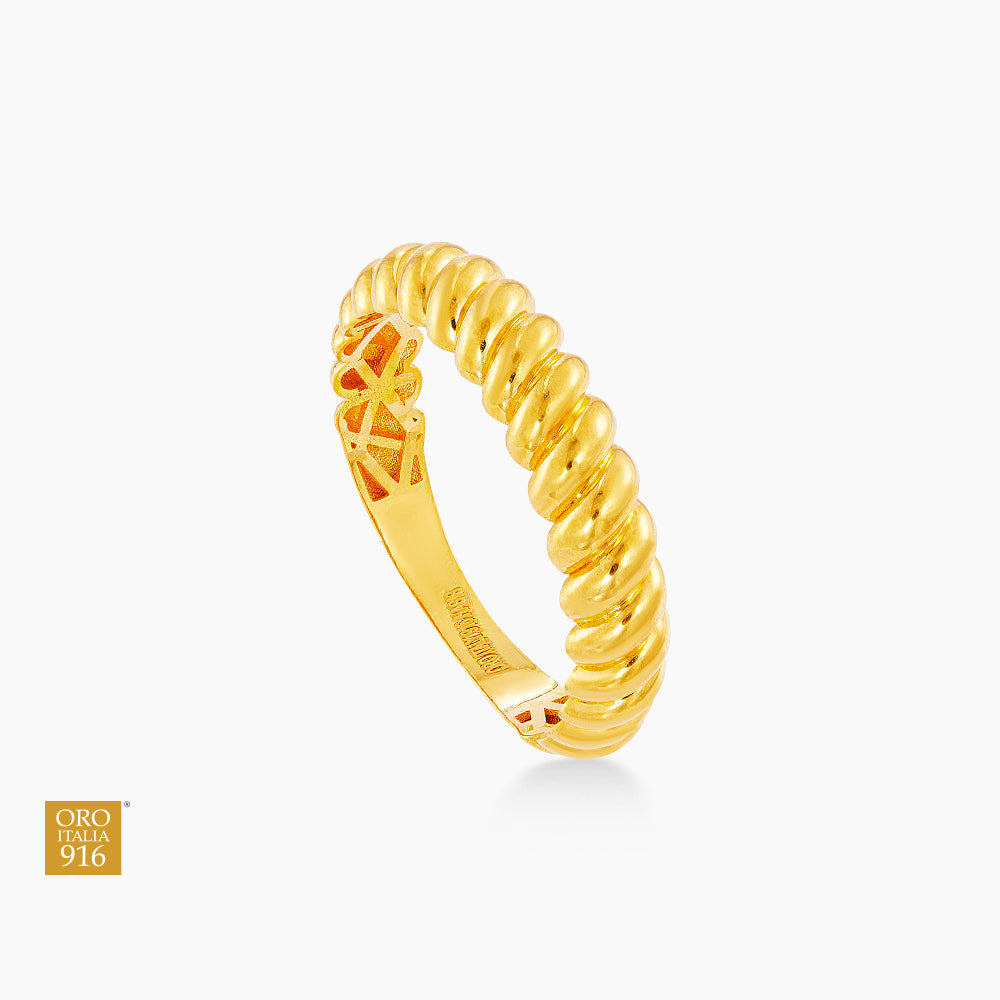 Oro Italia 916 Yellow Gold Ring GR54210224 (22K Gold)