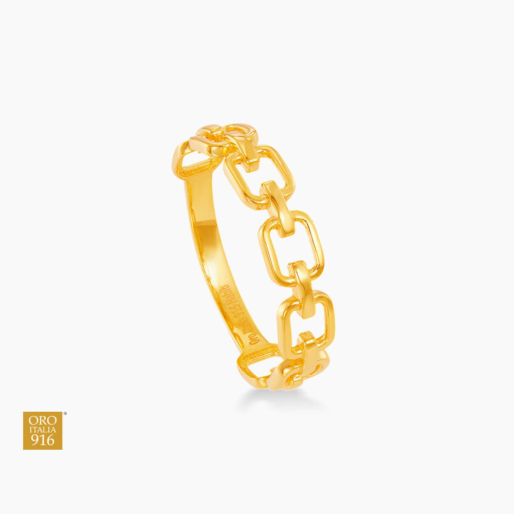 Oro Italia 916 Yellow Gold Ring GR54630524 (22K Gold)