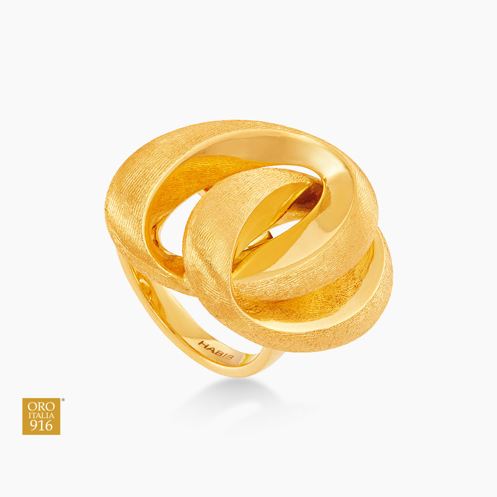 Oro Italia 916 Yellow Gold Ring GR55330624 (22K Gold)