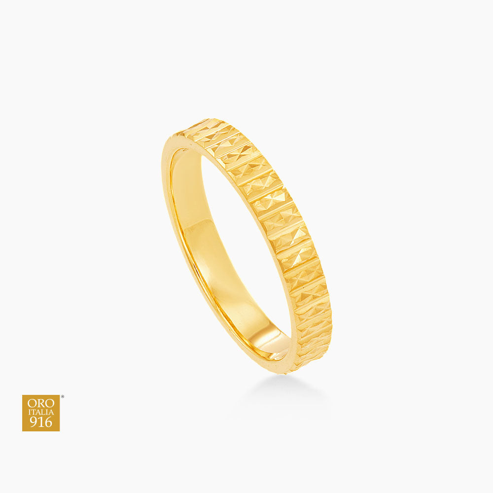 Oro Italia 916 Yellow Gold Ring GR55440724 (22K Gold)