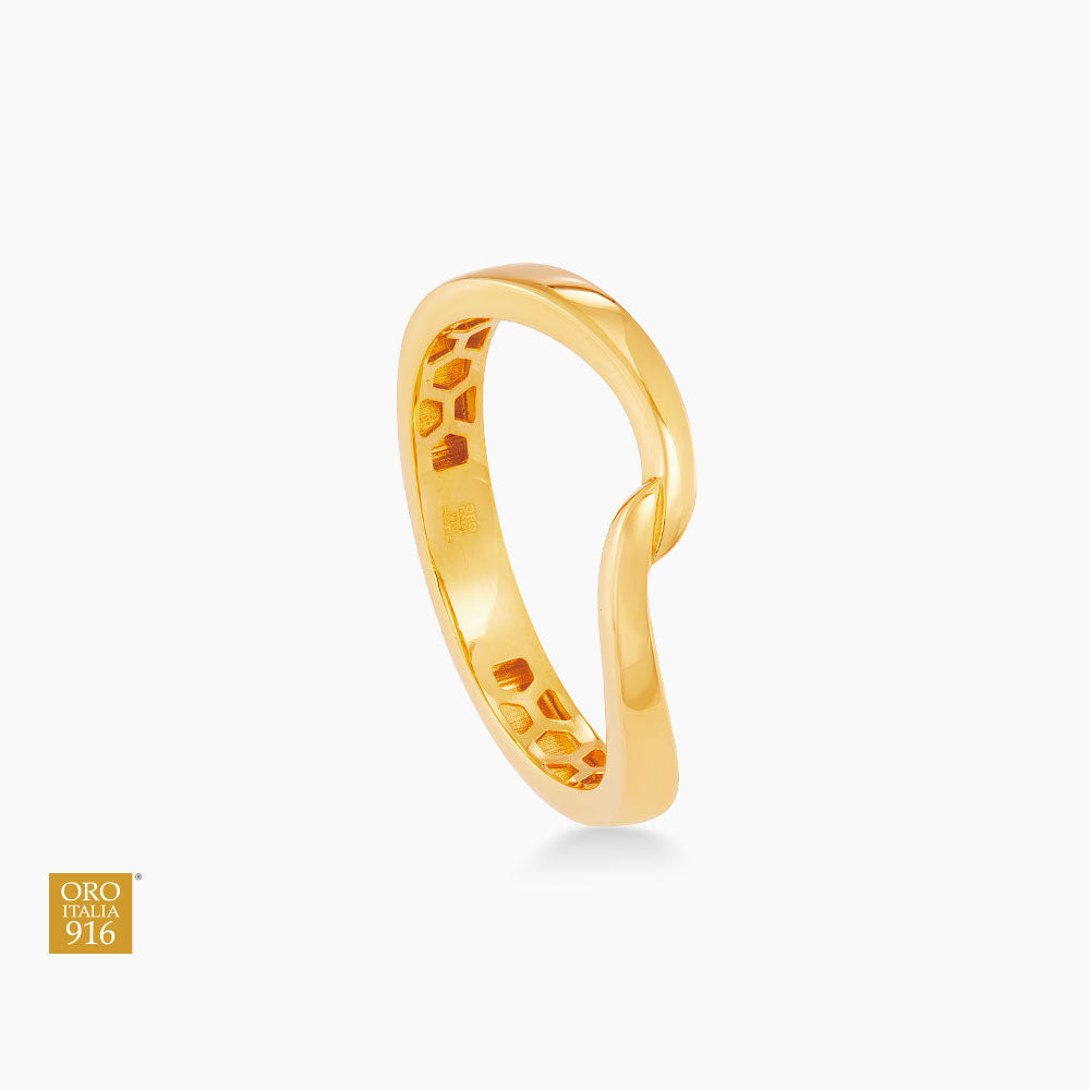 Oro Italia 916 Yellow Gold Ring GR56260924 (22K Gold)