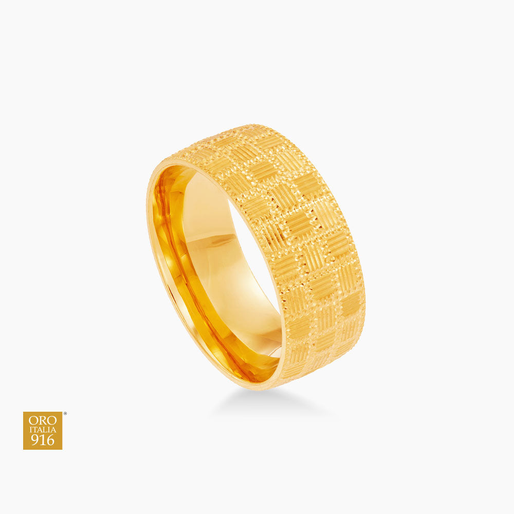 Oro Italia 916 Yellow Gold Ring GR56820924 (22K Gold)