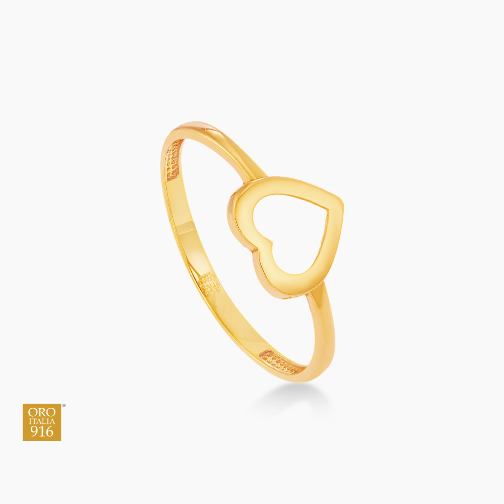 Oro Italia 916 Yellow Gold Ring GR57401024 (22K Gold)
