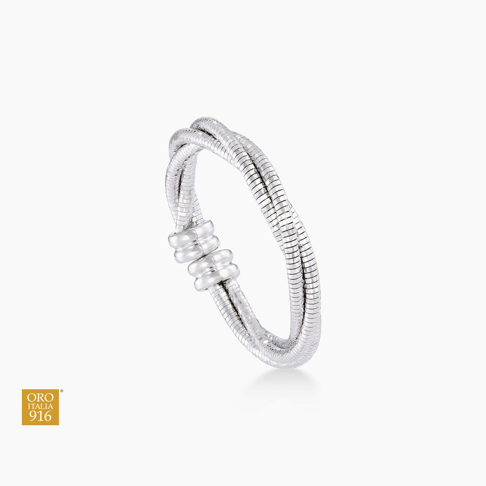 CAVO | Oro Italia 916 White Gold Ring GR57440425(3W)