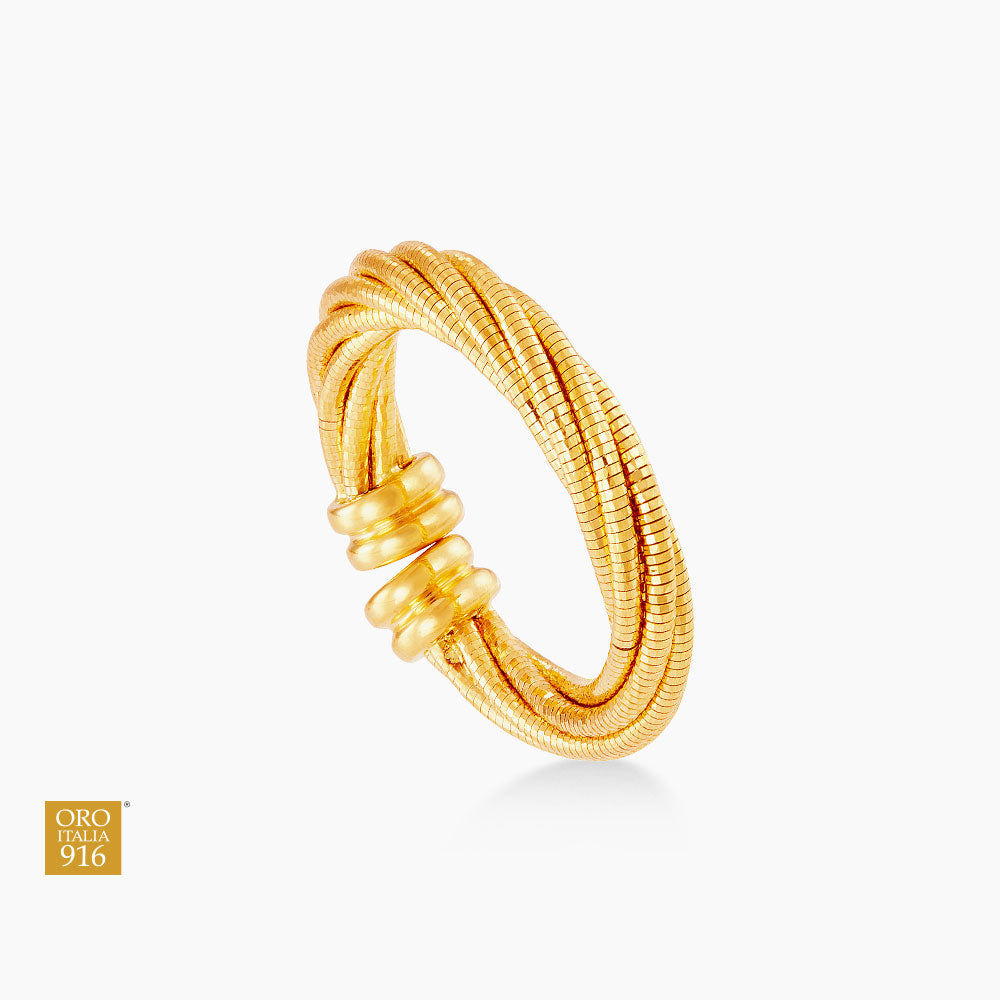 CAVO | Oro Italia 916 Yellow Gold Ring GR57440525(7Y) (22K Gold)