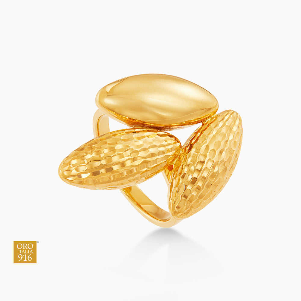 Oro Italia 916 Yellow Gold Ring GR57631124 (22K Gold)