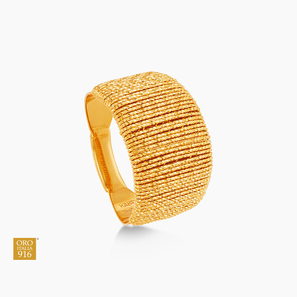SICILIA | Oro Italia 916 Yellow Gold Ring GR57741224 (22K Gold)