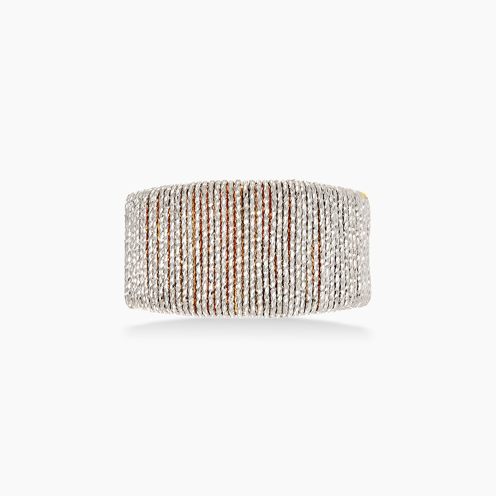 SICILIA | Oro Italia 916 Yellow and White Gold Ring GR57751224(YW)-BI (22K Gold)