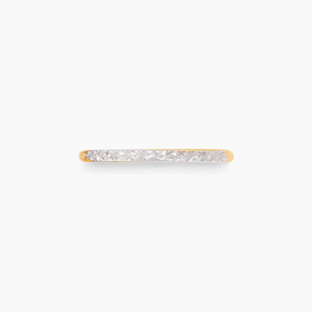 Oro Italia 916 Yellow and White Gold Ring GR58130125(YW)-BI (22K Gold)