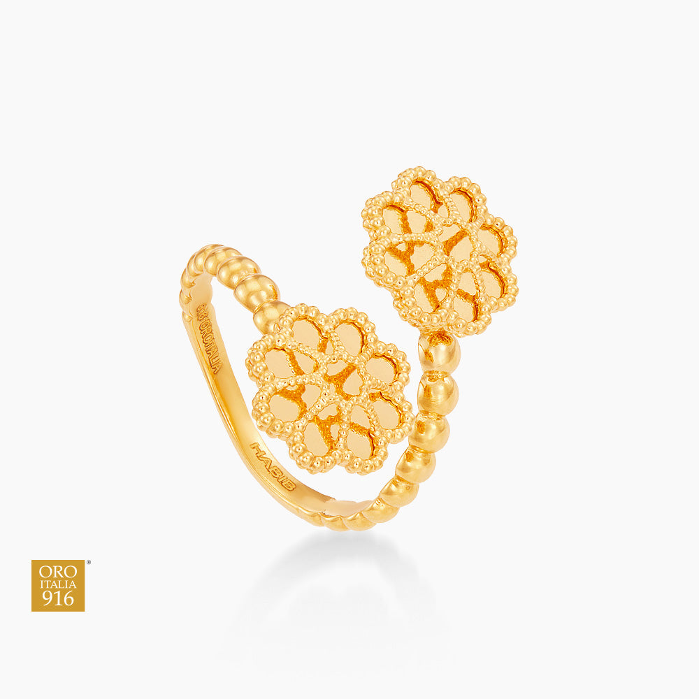Oro Italia 916 Yellow Gold Ring GR58450325 (22K Gold)