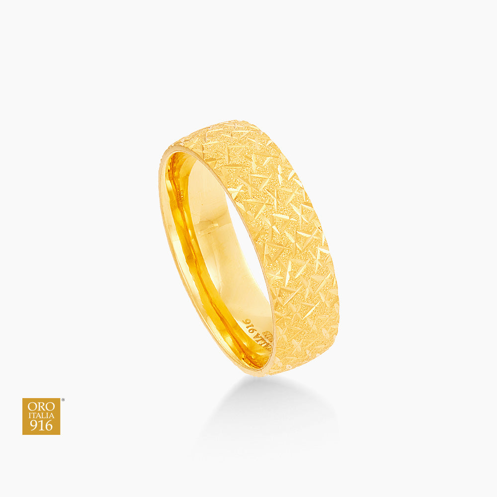 Oro Italia 916 Yellow Gold Ring GR59020425 (22K Gold)