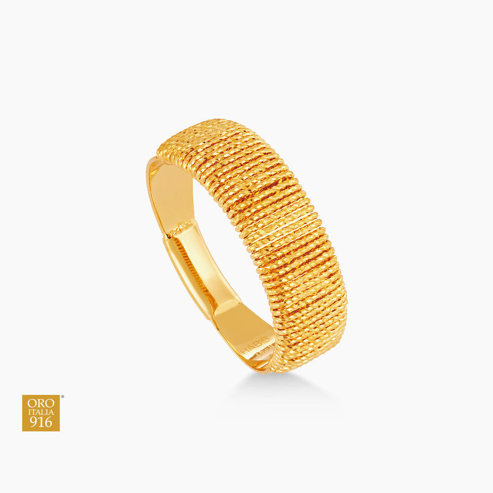 SICILIA | Oro Italia 916 Yellow Gold Ring GR60581025 (22K Gold)