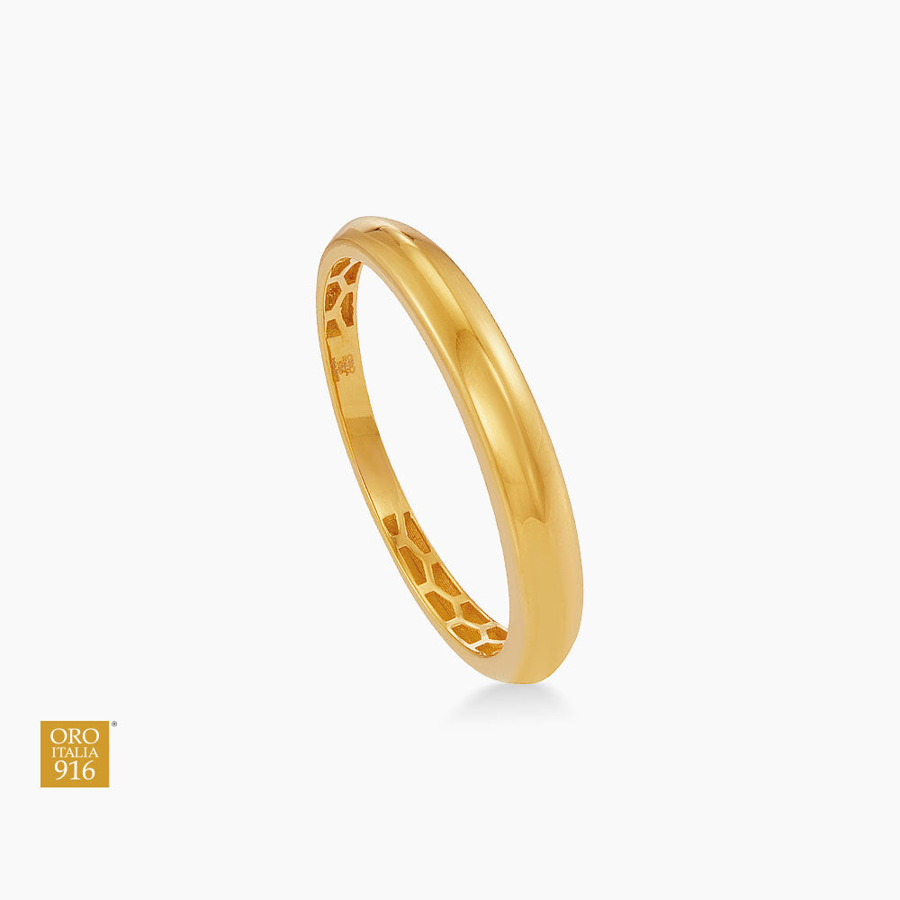 Oro Italia 916 Yellow Gold Ring GR61211125 (22K Gold)