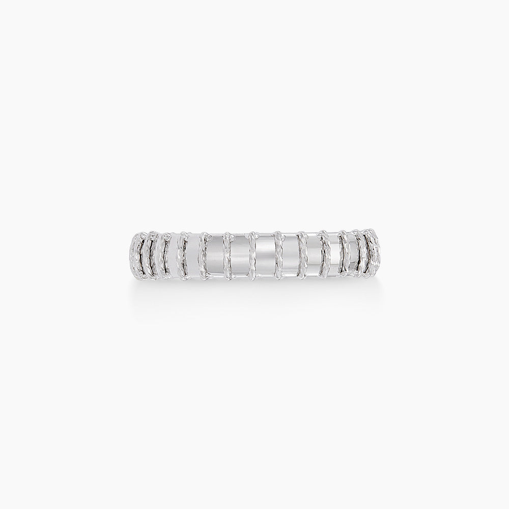 Oro Italia 916 White Gold Ring GR61221125(W) (22K Gold)