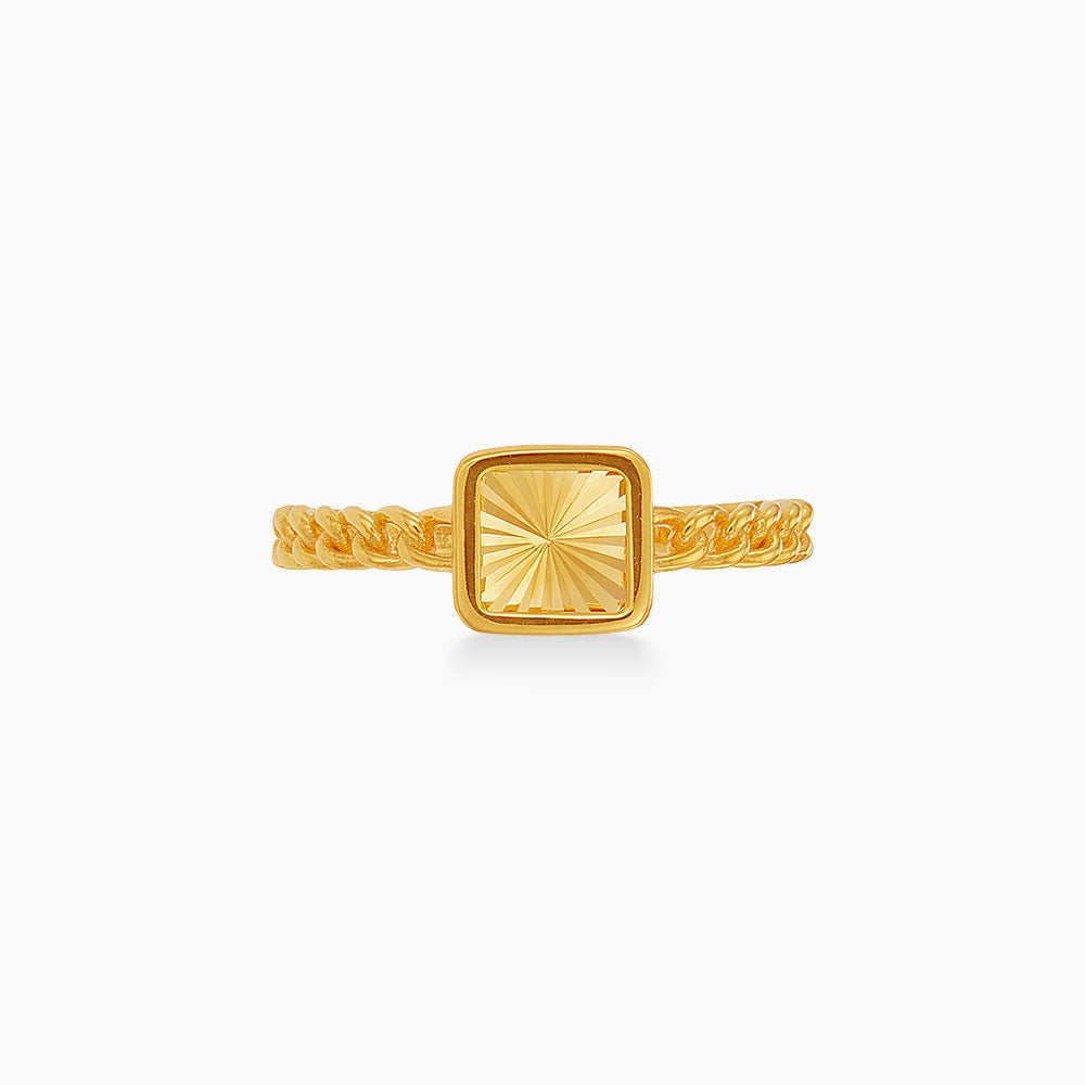 Oro Italia 916 Yellow Gold Ring GR61411225 (22K Gold)