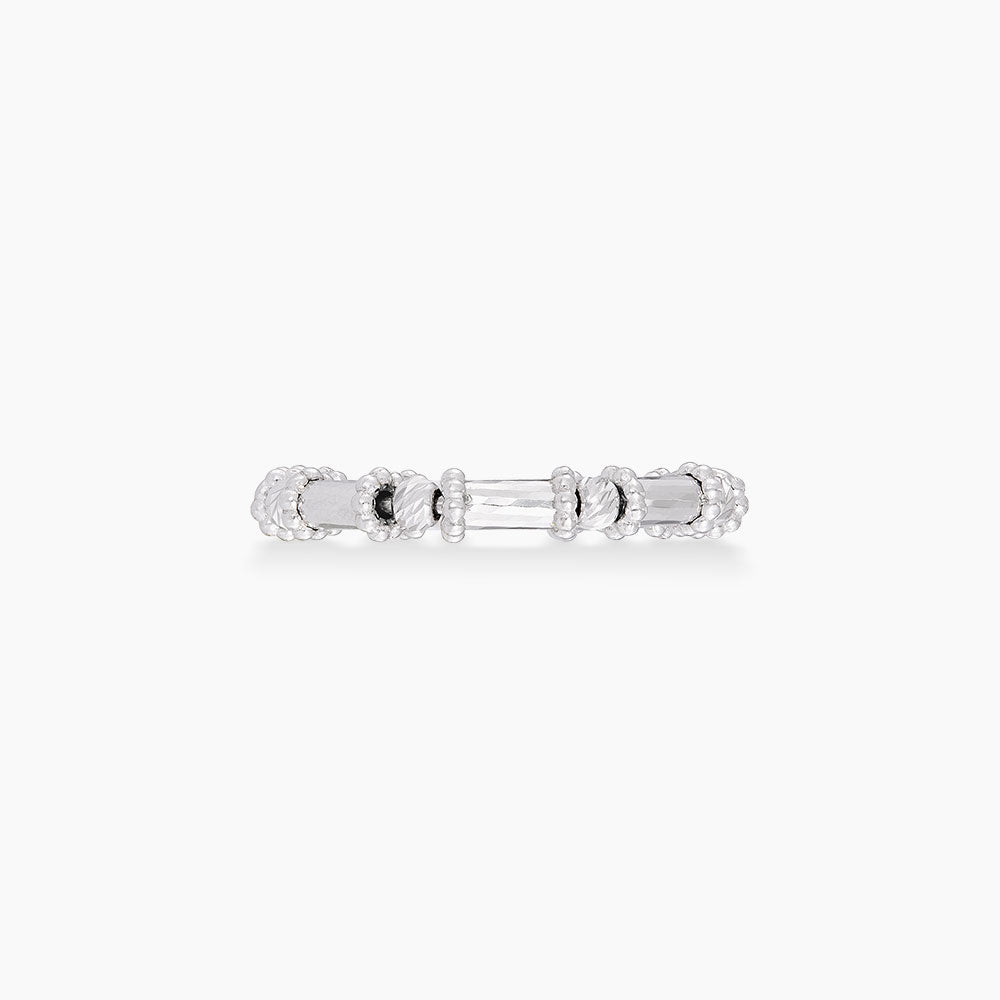 Oro Italia 916 White Gold Ring GR61750226(WG) (22K Gold)