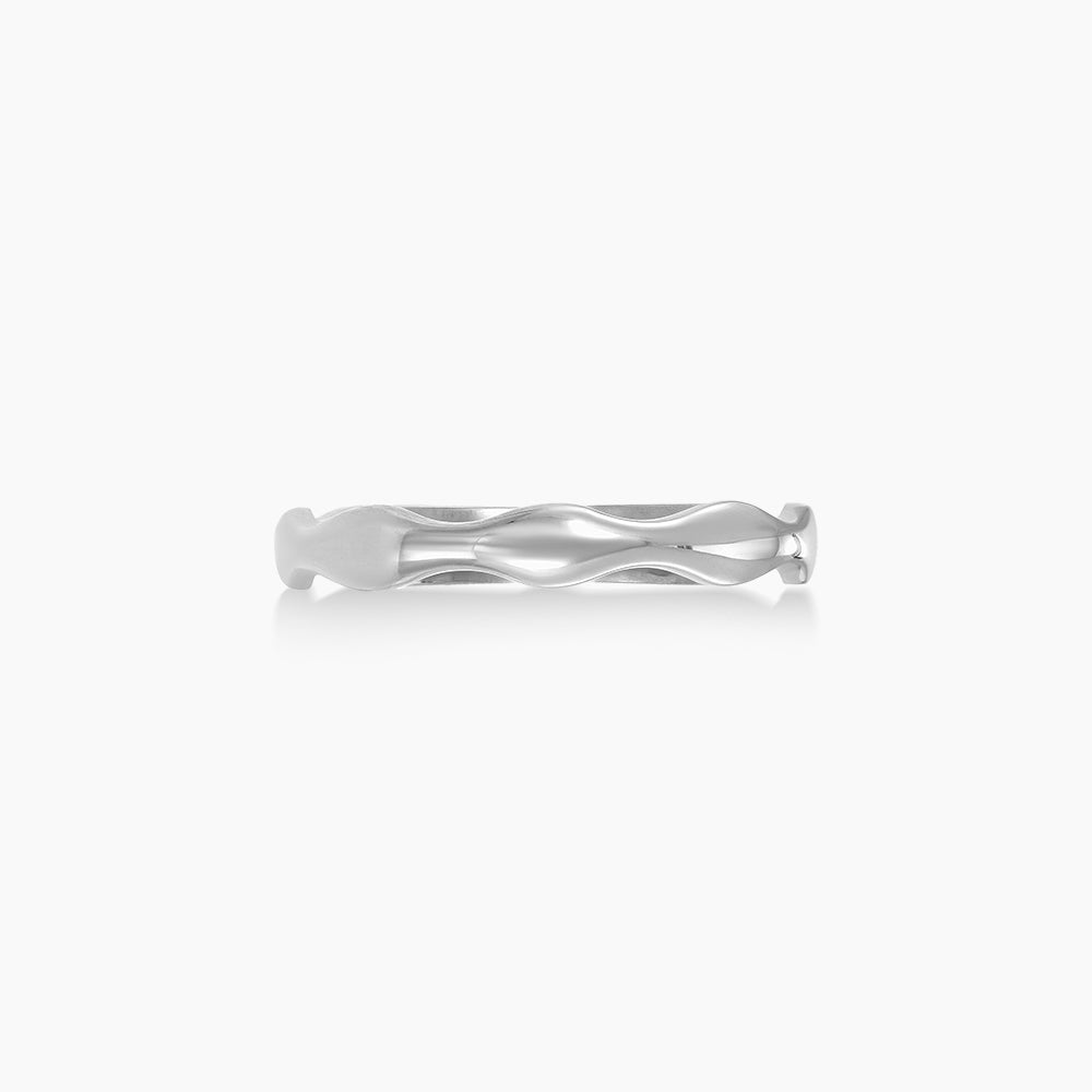Oro Italia 916 White Gold Ring GR62010726(WG) (22K Gold)