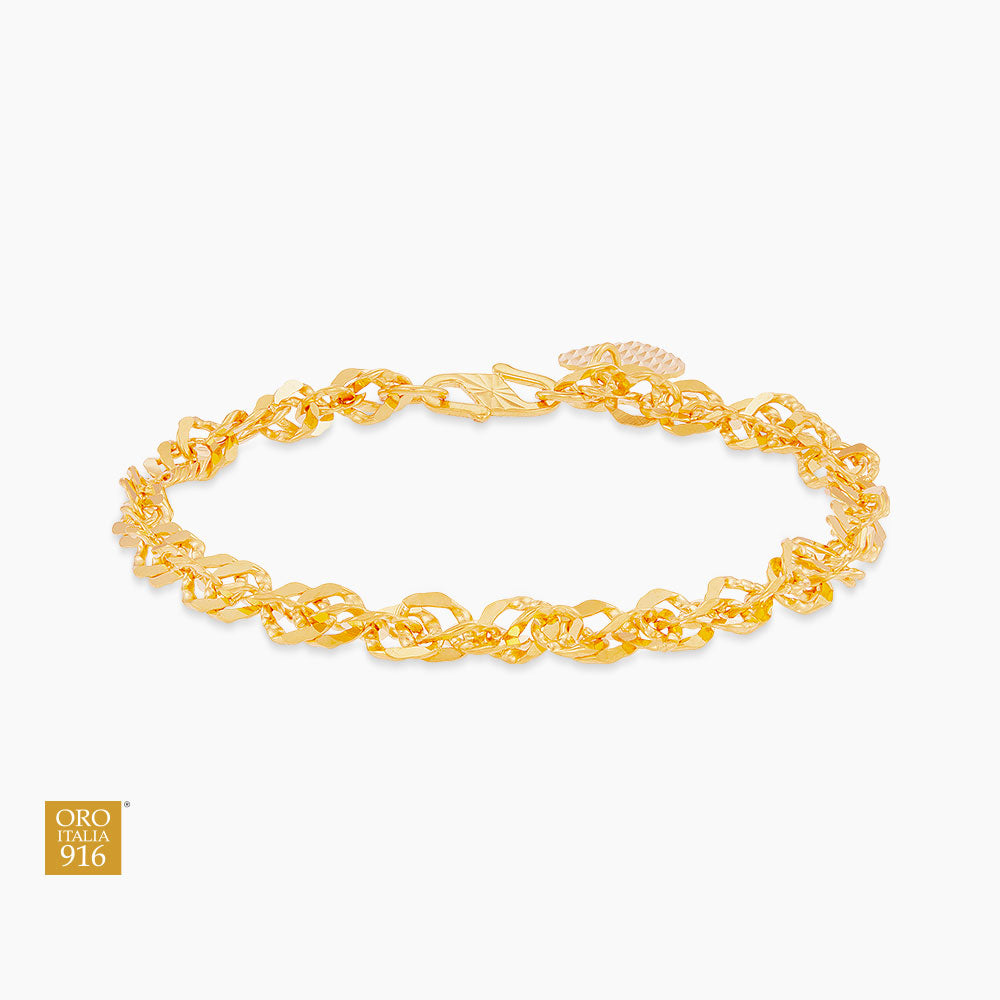 916/22K Yellow Gold Bracelet GW216(A)