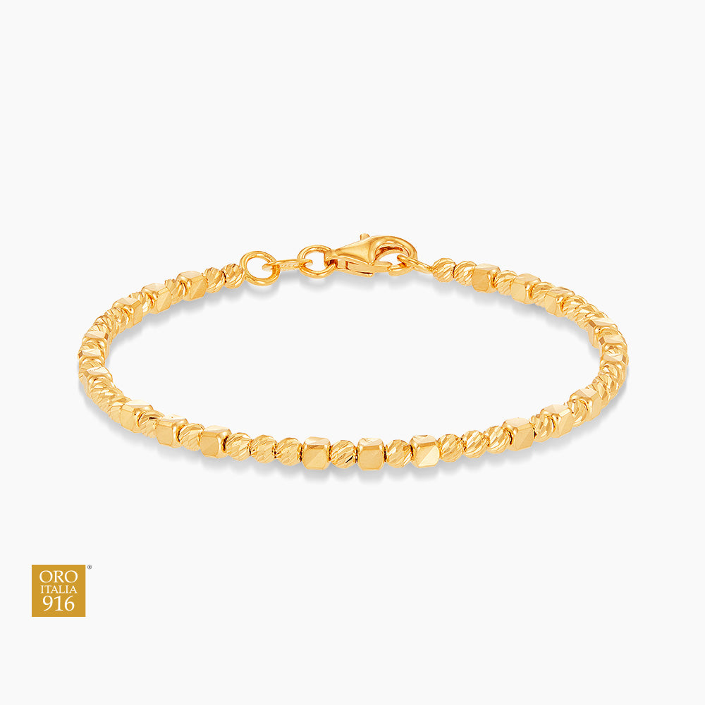 ZELIE | Oro Italia 916 Yellow Gold Bracelet (for baby) GW34150624(BBY) (22K Gold)