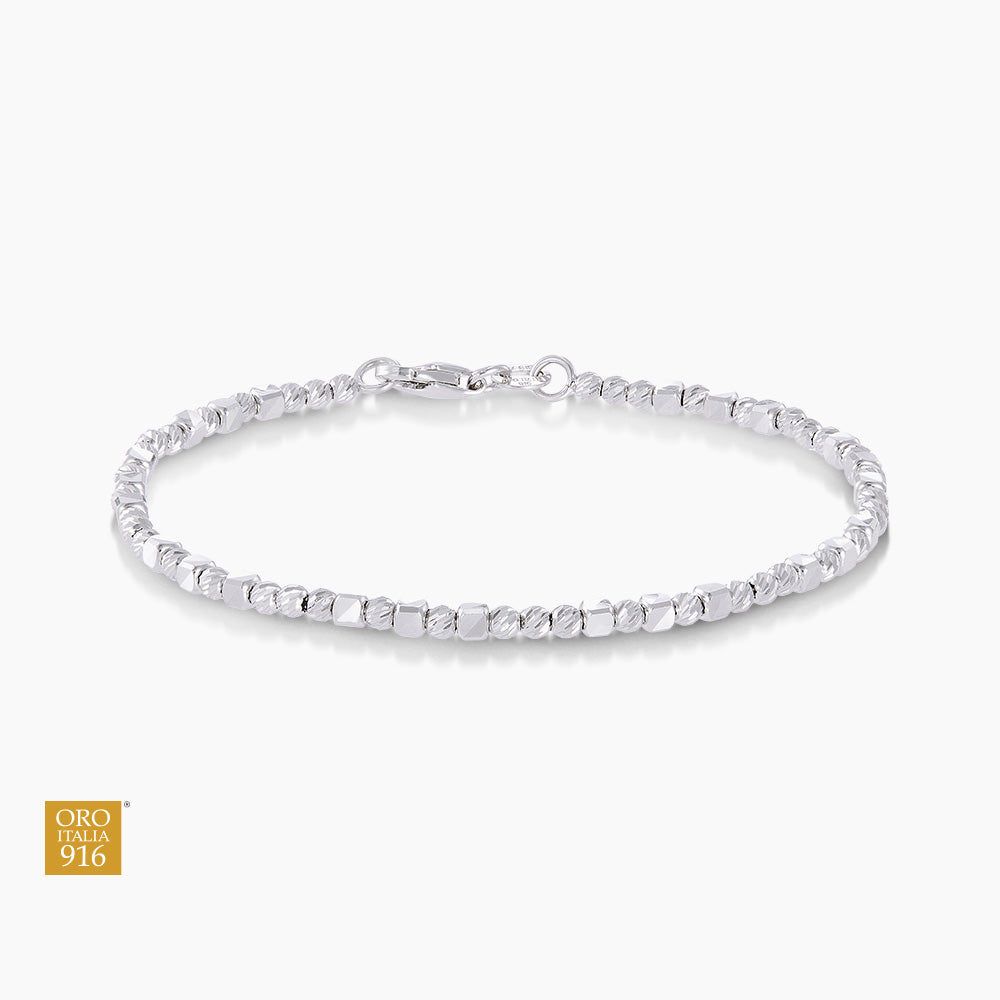 ZELIE | Oro Italia 916 White Gold Bracelet GW34150925(W) (22K Gold)