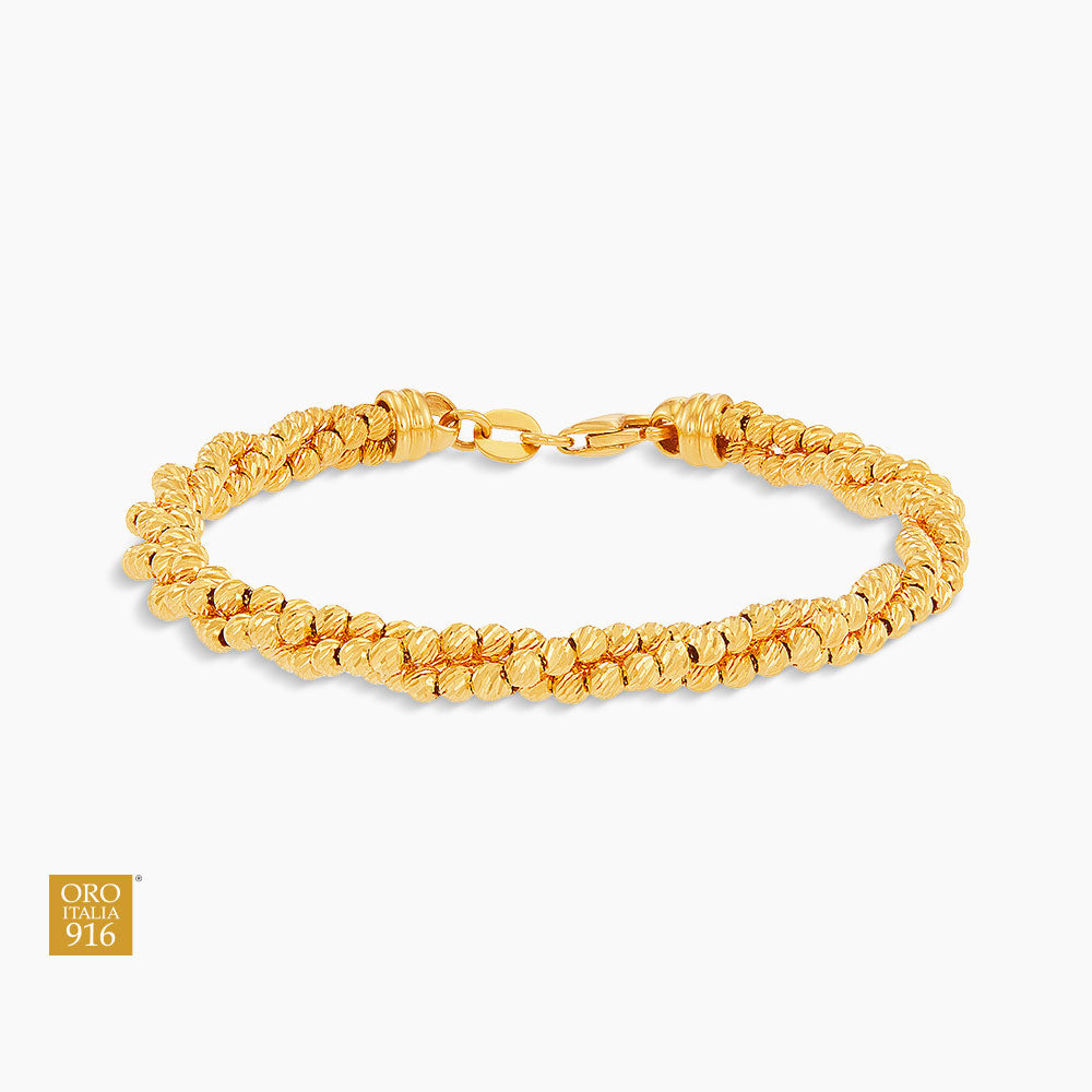 Oro Italia 916 Yellow Gold Bracelet GW36060625(Y) (22K Gold)