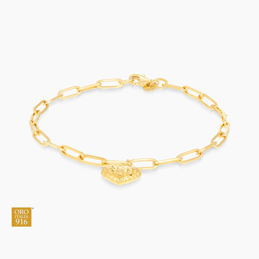 GRAFFETTA | Oro Italia 916 Yellow Gold Bracelet GW38860821 (22K Gold)