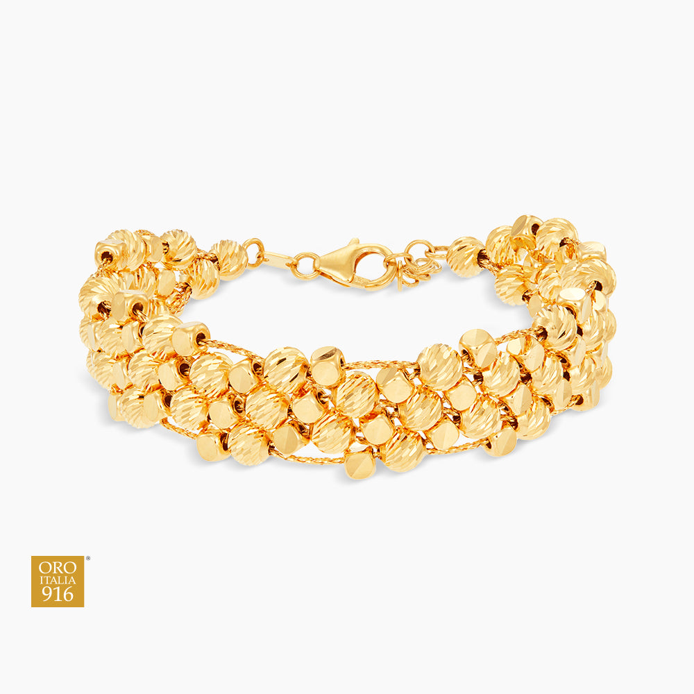Oro Italia 916 Yellow Gold Bracelet GW47941023 (22K Gold)