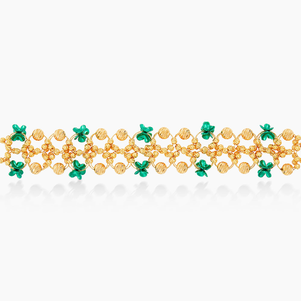 CLARA | Oro Italia 916 Yellow Gold Bracelet GW49560124(YG)-BI (22K Gold)