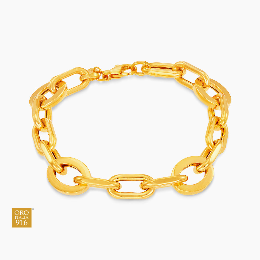 Oro Italia 916 Yellow Gold Bracelet GW50650524 (22K Gold)