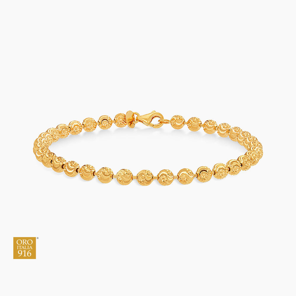 Oro Italia 916 Yellow Gold Bracelet GW54240925(004) (22K Gold)