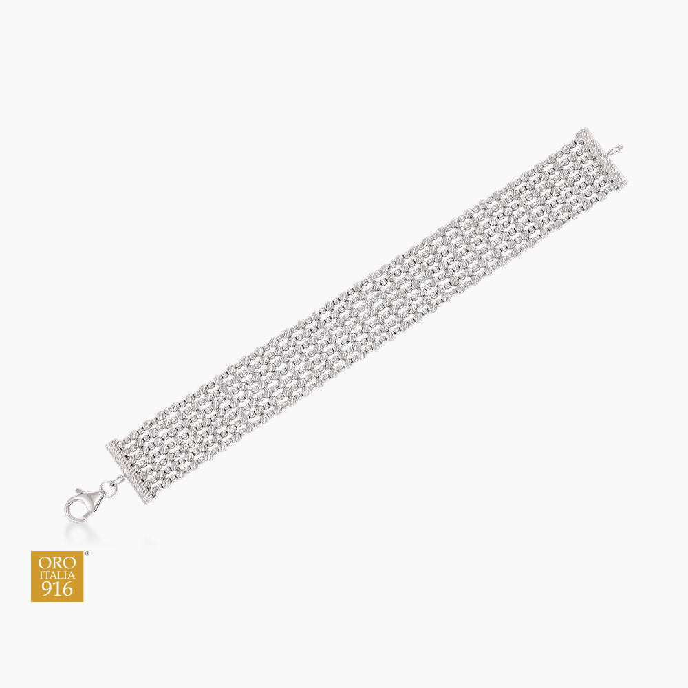 Oro Italia 916 White Gold Bracelet GW54751125(W) (22K Gold)