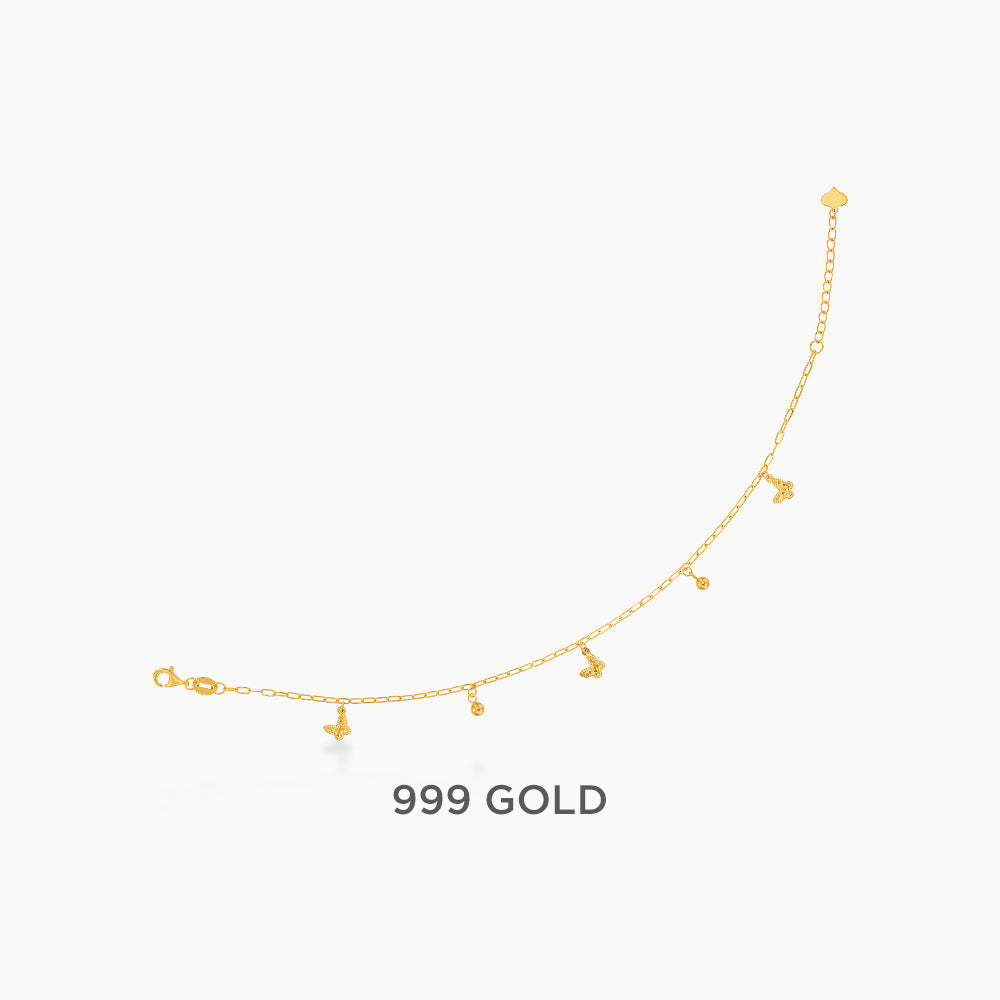 999/24K Yellow Gold Bracelet 9700004Y
