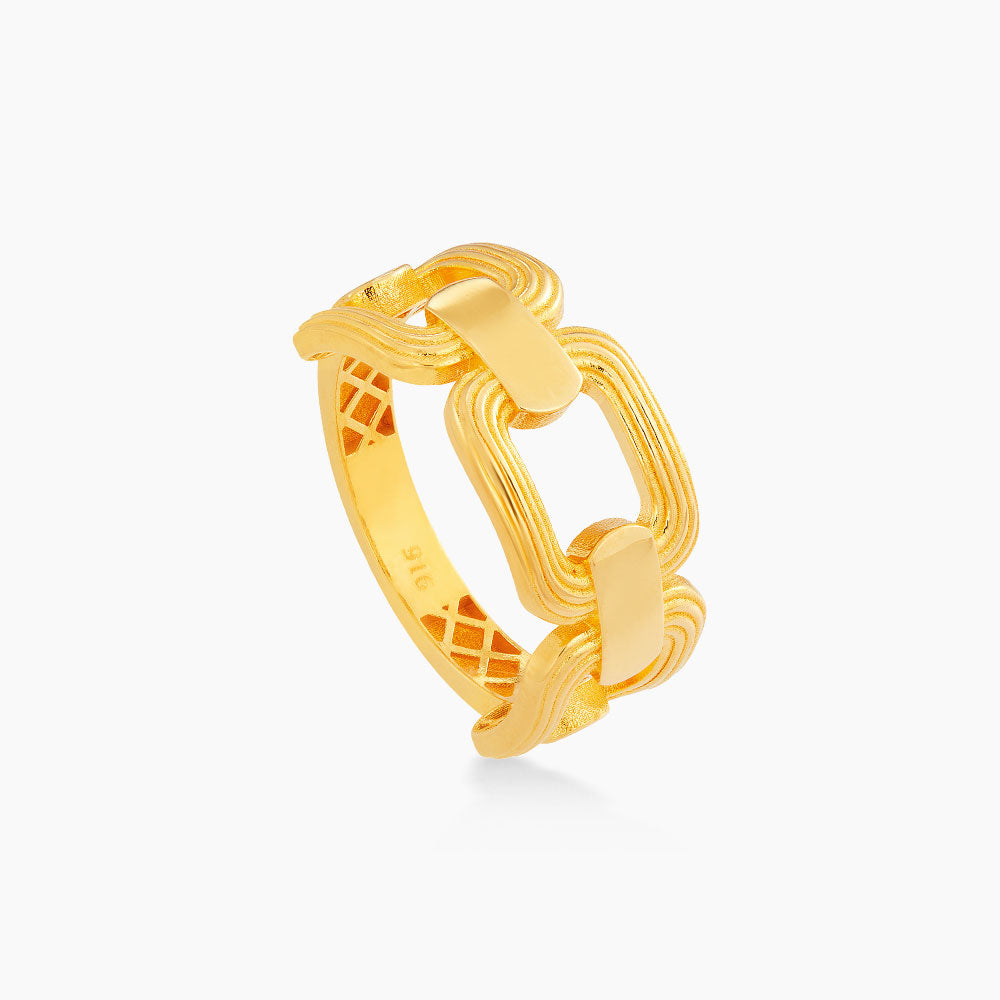 916/22K Yellow Gold Ring HBR140224