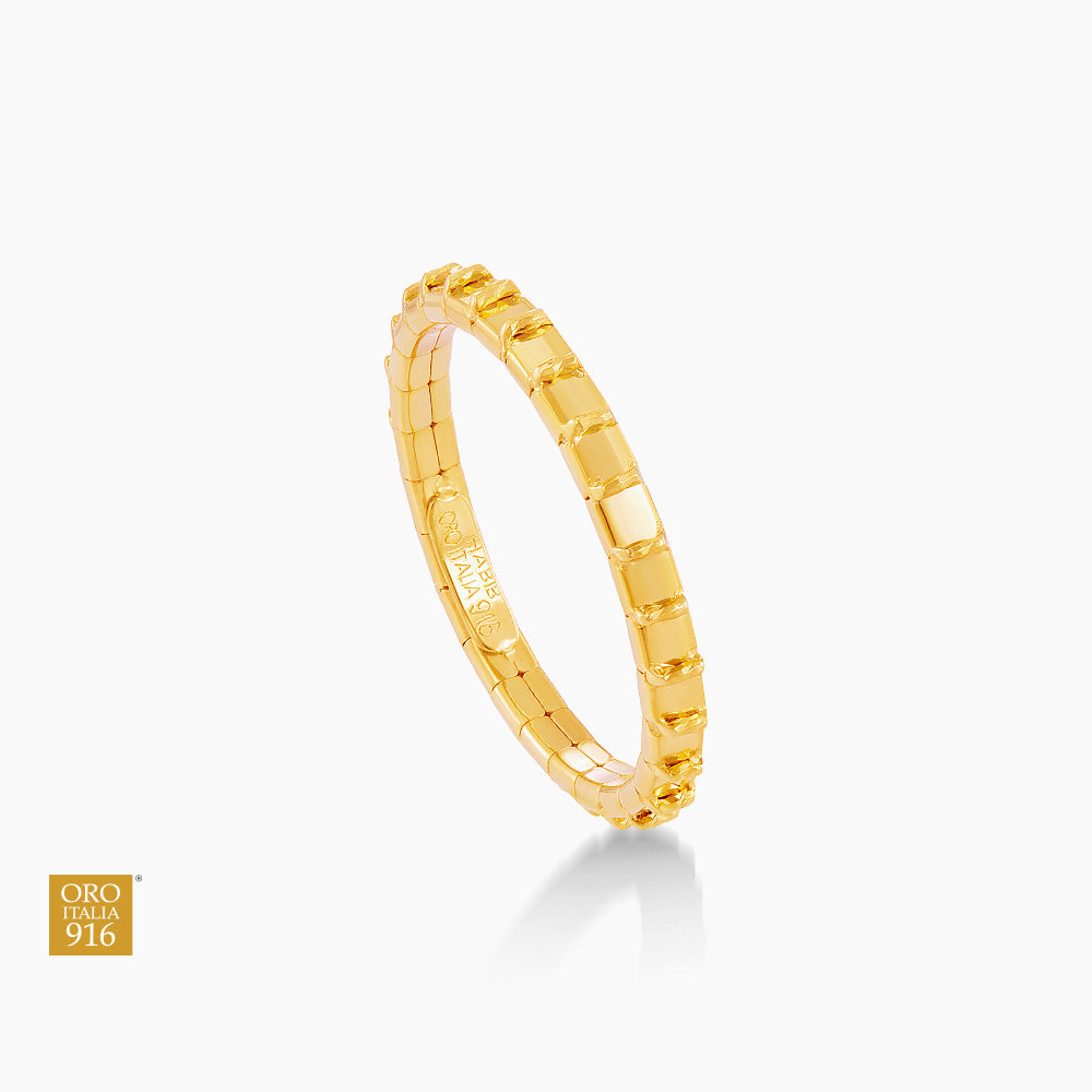 Oro Italia 916 Yellow Gold Ring GR62130426(2Y) (22K Gold)