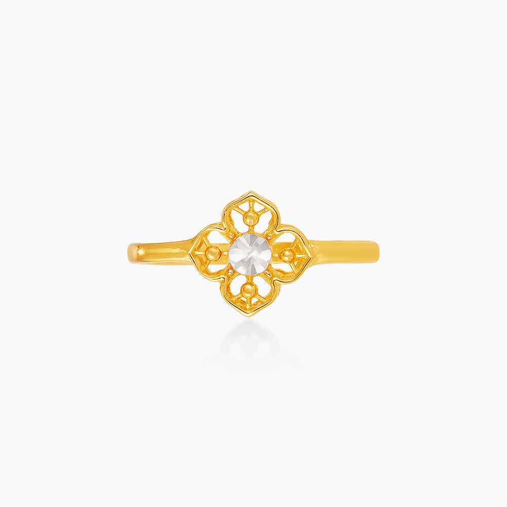 916/22K Yellow and White Gold Ring 6200177YW