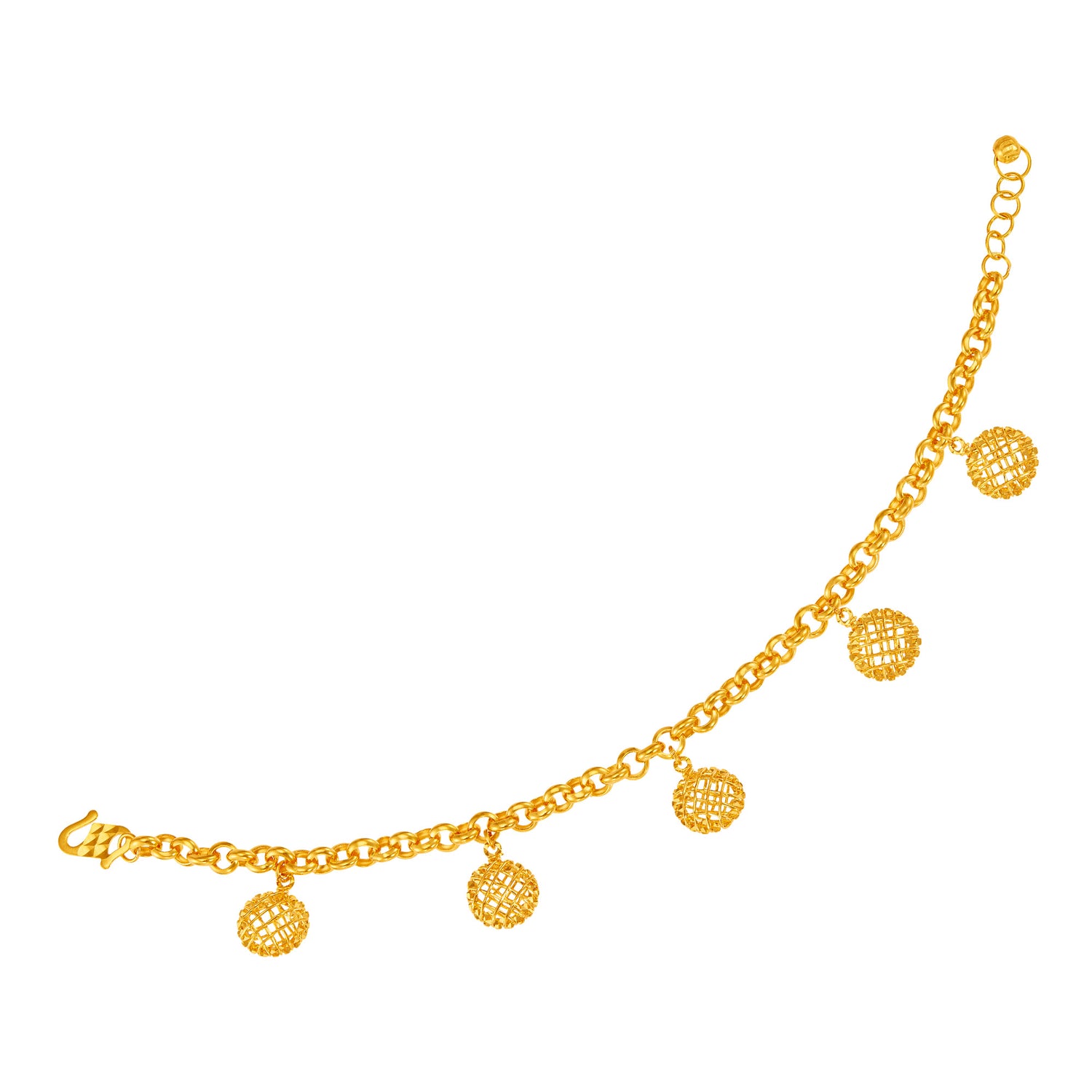 916/22K Yellow  Gold Bracelet TWSA-021224