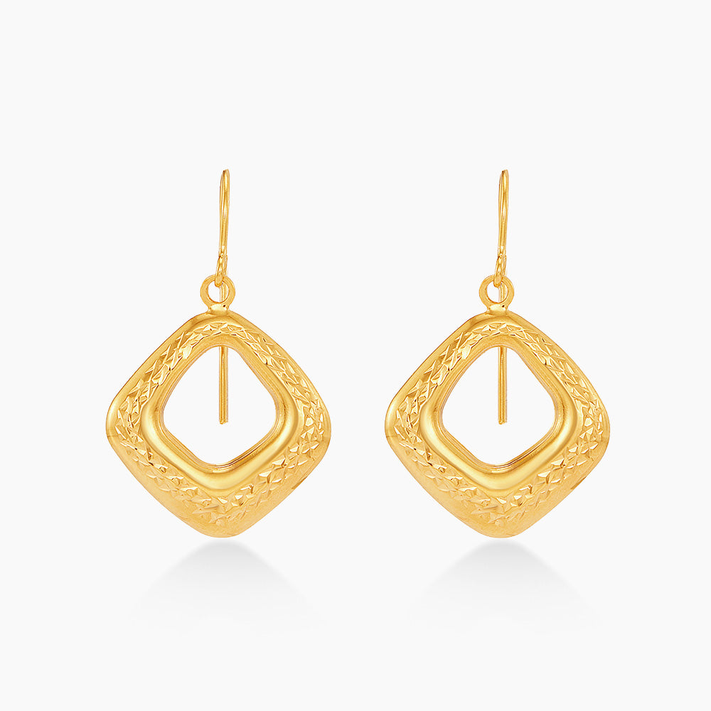 Oro Italia 916 Yellow Gold Earrings GE77641125 (22K Gold)