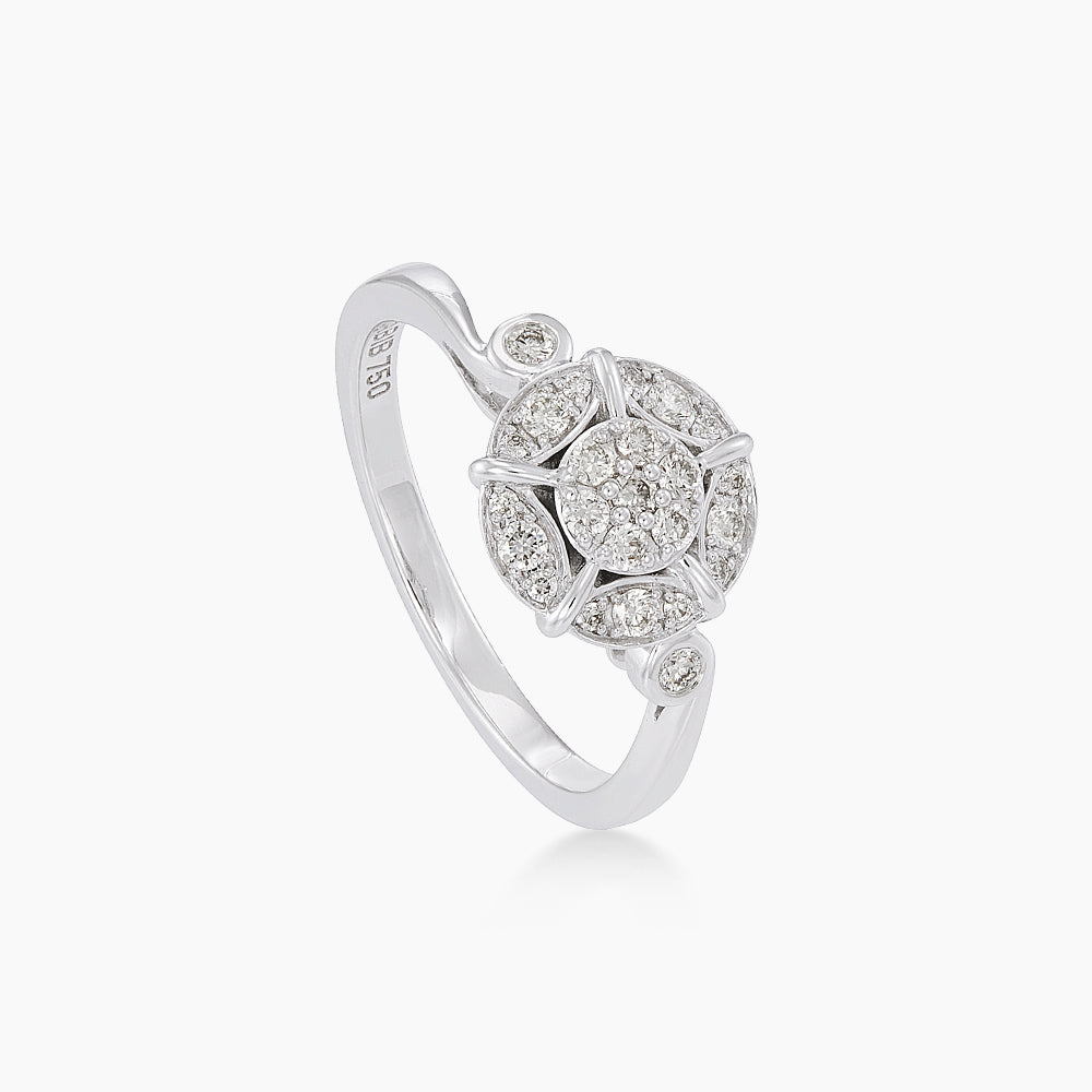 Diamond Ring in 750/18K White Gold Ring 274290126(R)