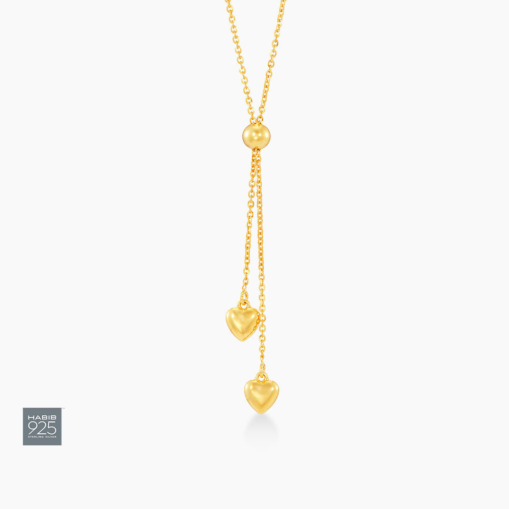 925 Silver Adjustable Necklace CJ-7CL3(Y)